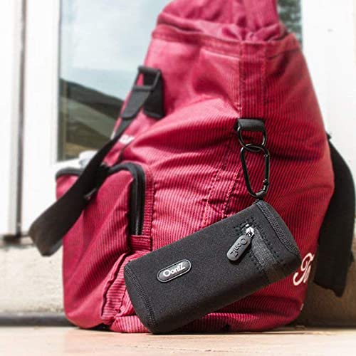 Portable Speaker Carry Case - Fits OontZ Angle 3 Ultra Speakers - Soft Case with Interior Cable Storage and Aluminum Carabiner by OontZ (Black)