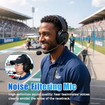 1 Wire Sl 300 Over Ear Sl7580e Headset Sl300 Headphone Sl3500e 1-pin Overhead One-Sided Earmuff Walkie Talkie Boom Mic Ear Piece Earpiece for Motorola sl300-u sl75500e tlk100 Radios