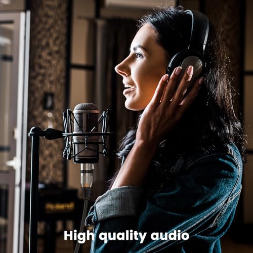 MOSWAG XLR Cable 6.6FT/2M 3 Pin Balanced XLR Male to Female Microphone Cable Noise Cancelling Mic Speaker Cable for Power Amplifier Audio Sound Consoles DJ Equipment - size: 6.6FT/2M