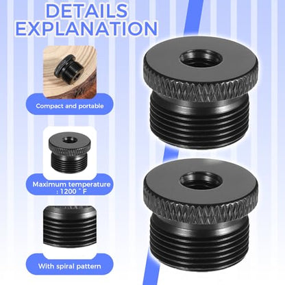 4 Pcs Mic Stand Adapter 1/4 Female to 5/8 Male Screw Adapter Thread，Aluminum Alloy Screw Adapter for Microphone Mount to Camera Tripod