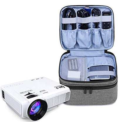 LUXJA Carrying Bag Compatible with DR.J Mini Projector, Gray - color: Gray