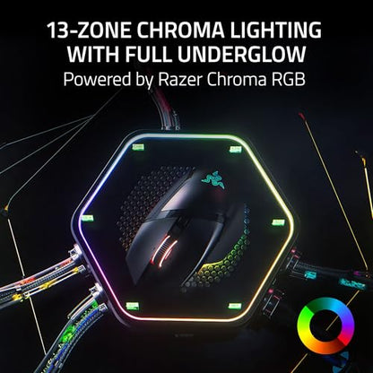 Razer Basilisk V3 Pro 35K Wireless Gaming Mouse, 140 Hr Battery, Black | 35K DPI Optical Sensor Gen 2, HyperScroll Tilt Wheel, 13 Customizable Controls, Chroma RGB, Optical Switches Gen 3