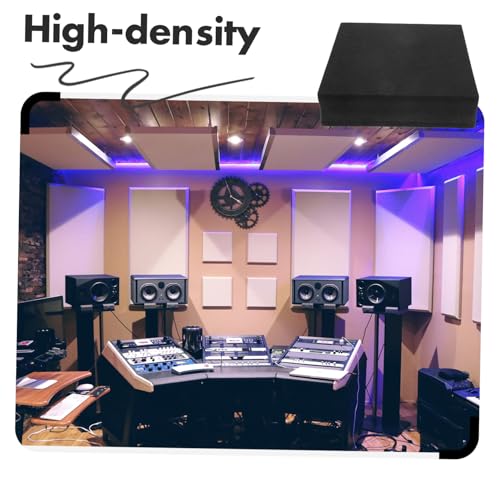 2pcs Acoustic Isolation Foam Pad for Speaker Stands Noise Absorbing Panel for and Monitors for Studios Offices and Home Theaters