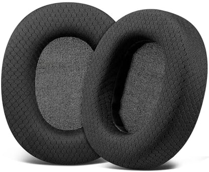 SOULWIT Mesh Earpads for Sony MDR-7506/MDR-V6/MDR-V7/MDR-CD900ST - Black