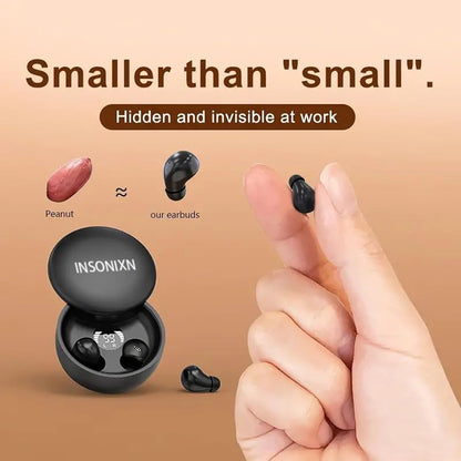 SK26 Sleep Earbuds for Sleeping, Wireless Bluetooth Earphone, Smallest Tiny Earbuds Hidden Headphones, White - color: White