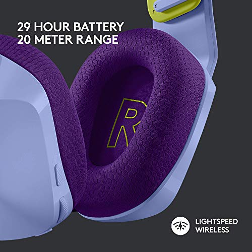 Logitech G733 Lightspeed Wireless Gaming Headset - Lilac - color: Lilac