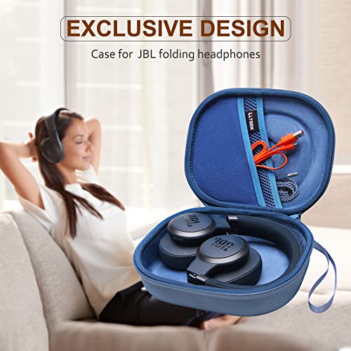 Case for JBL Tune 770NC/510BT/720BT/520BT/670NC/520C Headphones Blue | Hard Carrying Travel Case for JBL Live 770NC/670NC/680NC/780NC Headphones - color: Blue