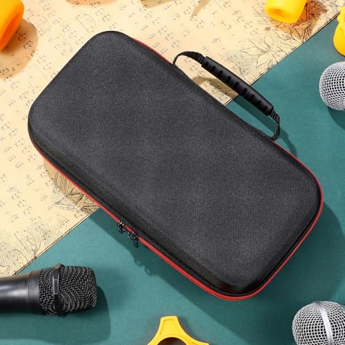 SUPVOX Case: Handheld Dual Mic Travel Storage Bag - Hard EVA Mic Storage Bag with Thick Sponge - Portable Travel Carrying Case for and Other Accessories