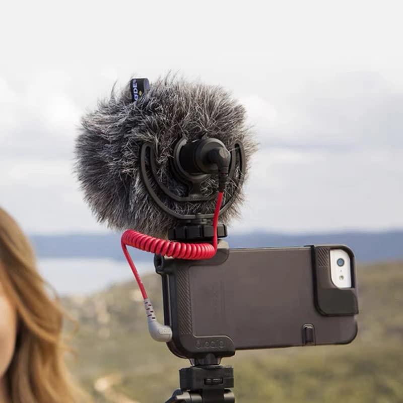 3.5mm TRS to TRRS Microphone Patch Cable Mic Cord Compatible with iPhone, Smartphone, Tablets for Rode SC7, VideoMic, VideoMicro Go, BOYA & Other External Mic (Please Read Details/Instruction Below) | SC7 3.5mm TRS to TRRS Microphone Patch Cable Adapter f