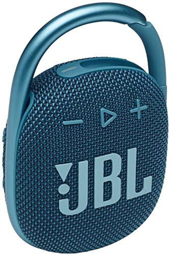 JBL Clip 4: Portable Speaker with Bluetooth, Built-in Battery, Waterproof and Dustproof Feature - Blue New (Renewed) - color: .Blue