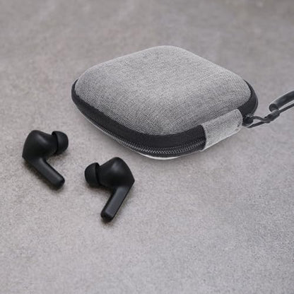 OUNONA Portable Earbuds Case Travel Cable Organizer with Hard Eva Shell and Oxford Cloth Material, Convenient to Carry and Easy to Open, for Earphones and Small Items During Travel