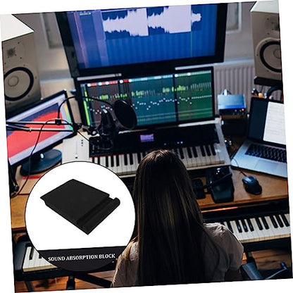 Speaker Isolation Pads for 6.5 to 8 Inch Monitors, Black