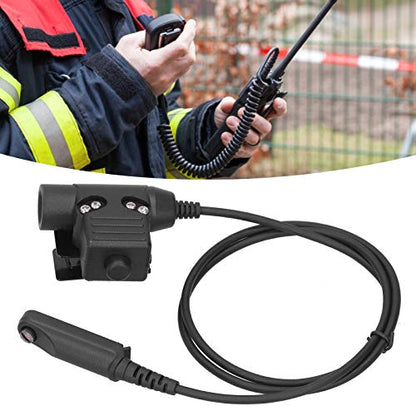 U94 PTT Cable Plug Headset Adapter Compatible for Baofeng UV 9R/UV 9RPLUS/UV XS Walkie Talkie, 3.3ft