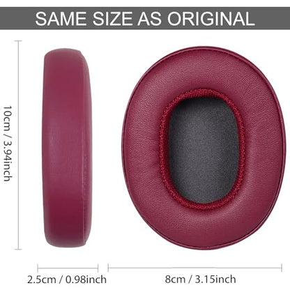 Replacement Ear Pads for Skullcandy Crusher Wireless/Evo/Hesh ANC/EVO/Crusher ANC, Headphones Ear Cushions Covers for Skullcandy Venue Wireless ANC Headset Accessories Ear Cups Repair Parts (Burgundy) - color: Burgundy