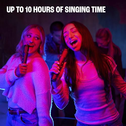 JBL EasySing Mics - Real-Time Vocal Removal - Black
