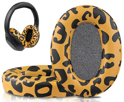 SOULWIT Earpads for Sony WH-XB900N/WH-CH710N/WH-CH720N/WH-RF400/MDR-RF895RK Headphones, Ear Pads Cushions with Soft Protein Leather, High Density Foam - Tiger Stripes - color: Tiger Stripes