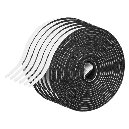 Foam Insulation Tape self Adhesive,1/2In x 1/8In x 99Ft Weather Stripping for Doors and Windows,Sound Proof soundproofing Door Seal,Weatherstrip,Pipe Cooling, Air Conditioning Seal Strip - size: 1 in x 1/8 in x 99 ft