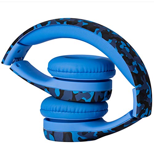 Snug Play+ Kids Headphones with Volume Limiting for Toddlers (Boys/Girls) - Blue Camo - color: Blue Camo, size: One Size