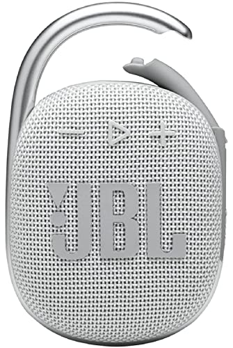 JBL 2 Pack Clip 4 Waterproof Wireless Audio Bluetooth Speaker Bundle (White) - color: White