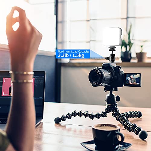 Neewer Mini Ball Head with Cold Shoe & 1/4” Screw, 2 Pack, 360° Swivel 90° Tilt Ballhead Camera Mount Hot Shoe Adapter for Camera, Camcorder, Smartphone, LED Video Light, Microphone, Ring Light, ST17 - style: ST17（2-Pack）