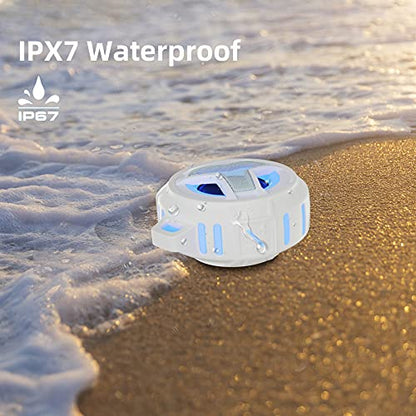 EBODA Bluetooth Shower Speaker, IPX7 Waterproof Portable Wireless Small Speakers, Floating, 24H Playtime for Home, Beach, Pool, Kayak, Hiking, Boat Accessories, Gifts for Boys, Girls