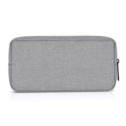 Universal Electronics/Accessories Soft Carrying Case Bag, Durable & Light-weight,Suitable for Out-going, Business, Travel and Cosmetics Kit (Big-Gray) - color: Big-Gray