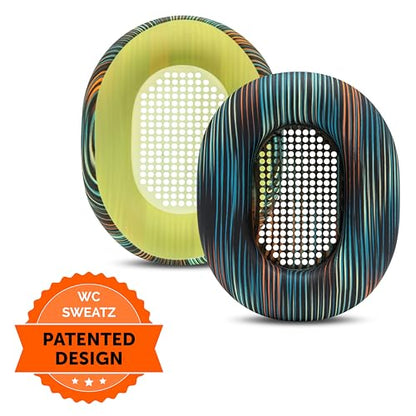 WC SweatZ XM5 - Patented Earpad Sweat Covers for Sony WH1000XM5 by Wicked Cushions | Full 360 Earpad Protection | Sweatproof & Easily Washable | The Simulation - color: The Simulation