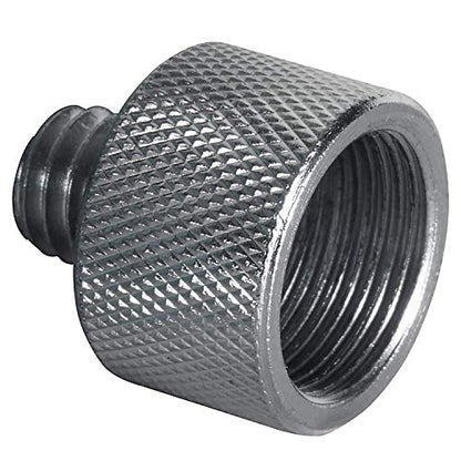 On-Stage MY430 Studio Microphone Shock Mount, Black & MA-100 3/8" Male to 5/8" Female Mic Screw Adapter