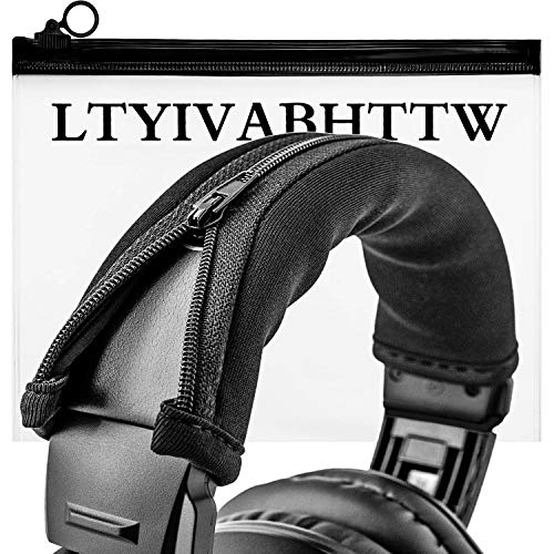 Replacement Headband Cover Compatible ATH M50X M50 M40X M40 M30X M20X Headphones (Black) - color: Black
