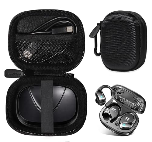 Case for Ltinist BX27 Wireless Earbud, Bluetooth 5.4 Headphones IP7 Waterproof Sport (Black) - color: Black