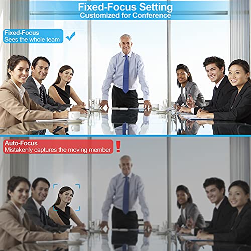 ROTOPATA 3-in-1 Full HD 1080P Conference Webcam with Speaker and 4 Mics | USB Web Cam With 90° FOV, Magnet Privacy Cover, 3W Speaker, Plug & Play, Computer Camera for Streaming Video laptop desktop