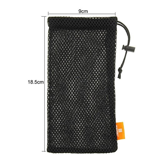 Pouch Carry Bag, Organizer for Smart Phones/Power Bank/USB Flash Drive/SD Cards and Other Accessories(Black)