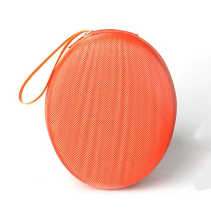 Hard Travel Headphone Carrying Case for Skullcandy Riff 2, Riff, Crusher Evo, Crusher ANC, Crusher 360, Hesh 3, Hesh ANC, Hesh Evo, for Beats Solo 3, Studio Pro On-Ear and Over-Ear Headphones (Orange)