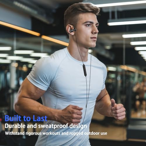 Wired Over Ear Earbuds with Microphone Ear Hooks,3.5mm Headphones | Sport Earphones for Laptop/iPad/iPod/3.5mm Plug Phone,Noise Cancelling Headset for Chromebook/Switch/Galaxy/MP3 Running - color: Black+Purple
