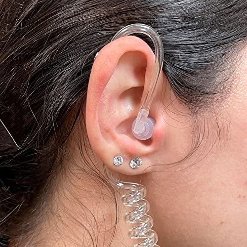 ProMaxPower Two Way Radio Security Surveillance Acoustic Tube Earpiece for Kenwood 2-Pin Retevis H-777 RT1 - size: 1-Pack
