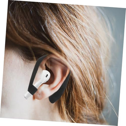 balacoo 1pair Silicone Ear Hooks for Earbuds -Lost Secure Holder for Earphones Comfortable Fit Design Compatible Various Models