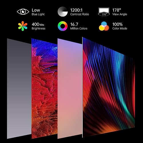 Anyuse 15.6" 4K UHD IPS HDR USB-C HDMI Monitor | 15.6" 4K UHD IPS 100% RGB HDR, USB-C/HDMI, speakers+smart cover, for PC/Phone/PS5/Xbox/Switch, travel gaming. - size: 15.6"4K
