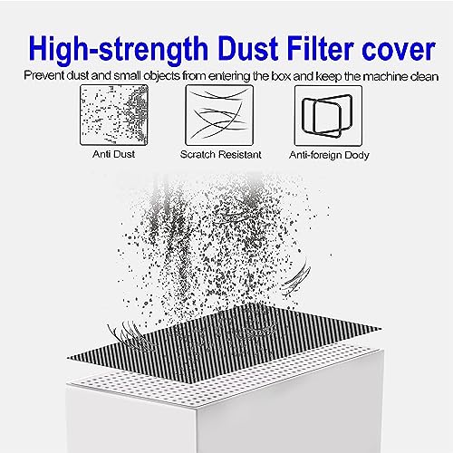 [2Pack] 1200x300mm DIY PC Case Dust Mesh Filter for Computer Case,Vent Dust Filter Cover PVC Case DustProof Filter Cover,PC Mesh Grill with Magnetic Stripe Computer Cooler Fan Dust Filter for PC Case