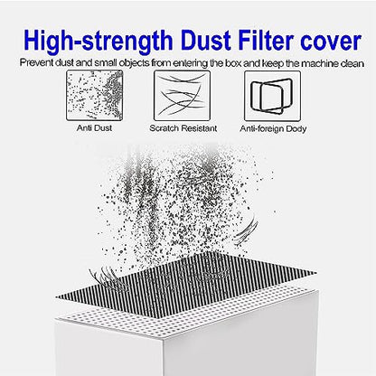 [2Pack] 1200x300mm DIY PC Case Dust Mesh Filter for Computer Case,Vent Dust Filter Cover PVC Case DustProof Filter Cover,PC Mesh Grill with Magnetic Stripe Computer Cooler Fan Dust Filter for PC Case