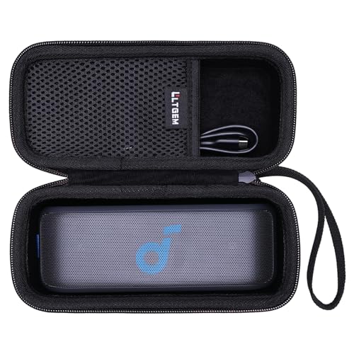 LTGEM Anker Soundcore Select 3/Soundcore Select 2S/Soundcore Motion 100 휴대용 블루투스 스피커와 호환되는 스피커 케이스, 사무실 여행 휴대용 보관 가방 - 블랙(케이스만 해당)