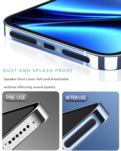 Mobile Phone Dustproof Net Stickers Speaker Mesh Anti Dust Proof Adhesive Sticker Universal Protect Trumpet Accessories Gift With Tweezers and Cleaning Brush