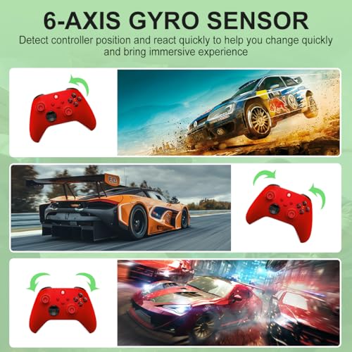 NINIFEI For Xbox One Controller,Wireless Gaming Xbox Controller - color: red