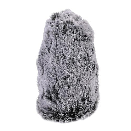 Kisangel Microphone Windscreen Furry Microphone Cover for Cameras Windproof Foam Covers for