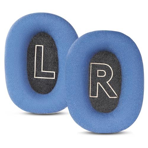 Earpads Replacement Ear Pads Compatible with OneOdio A70 A71 Wireless Over-Ear Headphone Upgrade Velour Cushions Noise Isolation Foam Blue