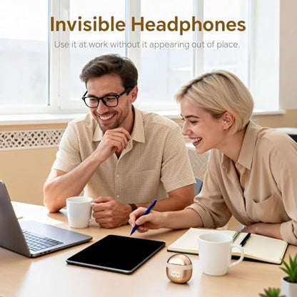 Yihou Invisible Small Mini Sleep Earbuds Headphones Wireless Bluetooth | Comfortable Tiny Sleeping Smallest Low Profile Micro Discreet Hidden Kids Earbuds Ear Buds for Small Ear Canals Women Work - color: Nude