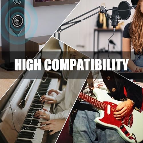 BERLAT Gold Plated 1/4 to 3.5mm Adapter, 6.35mm (1/4 inch) Male to 3.5mm (1/8 inch) Female Stereo Audio Adapter for Aux Cable, Guitar Amplifier, Headphone - 3pack Screw-On - color: 3pack Screw-On