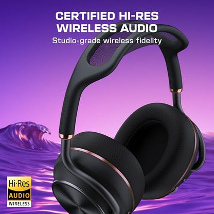 Turtle Beach Stealth Pro II Wireless Multiplatform Gaming Headset PC, PS5 | PlayStation, PS4, Bluetooth, Hi-Res 24-bit Audio, 60mm Dual Drivers, Dolby Atmos, Active Noise Cancellation, Black & Copper