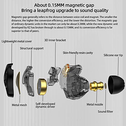 KZ DQS no Mic and Waterproof Earbud Case
