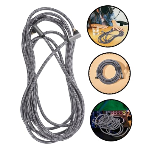 Operitacx 5m Digital Audio Cable HiFi Cable with Dual Right Angle Connectors for Subwoofers and Tv Accessories Durable and Easy to Use for Optimal Audio Setup