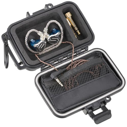 GIGCASE® in-Ear Monitor Hard Case (Small) – Compatible with KZ ZS10/ZS10 Pro/ZSN/ZST/ZEX/AS10/AS16/ZSN Pro X, YINYOO, CCZ Melody – IEM, in-Ears, Headphones, Earphones, Earbuds Storage Case - size: Small